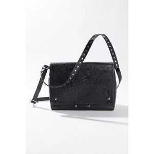 Urban Outfitters Núnoo Maxi Honey New Zealand Black Leather Crossbody Bag Large